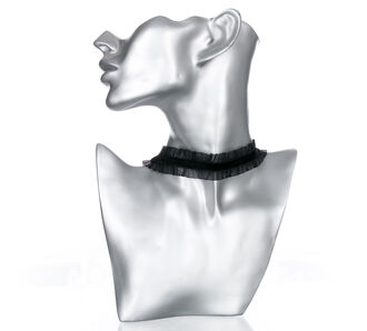 Fashion Icon Náhrdelník choker / obojek pružný krajkový 