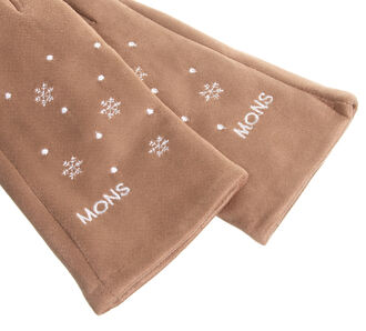 Dámské elegantní rukavice Snow vločky 