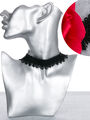 Fashion Icon Náhrdelník gothic choker krajka černý