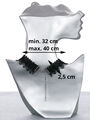 Fashion Icon Náhrdelník gothic choker krajka černý