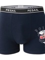 Pánské boxerky značka PESAIL potisk žralok 4ks v balení
