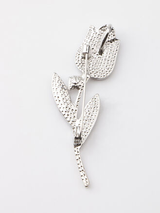 Fashion jewelry brož tulipán z paua perleti