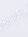 Svatební ozdoba do vlasů - čelenka Diamond Flowers krystalky a perly do vlasů