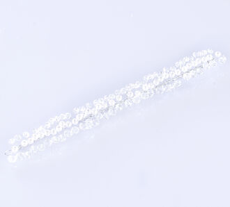 Svatební ozdoba do vlasů - čelenka Diamond crystal krystalky a perly do vlasů