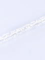 Svatební ozdoba do vlasů - čelenka Diamond crystal krystalky a perly do vlasů