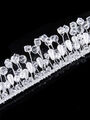 Svatební ozdoba do vlasů - čelenka Diamond krystalky a perly do vlasů