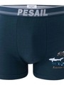 Pánské boxerky značka PESAIL potisk žralok 4 ks v balení