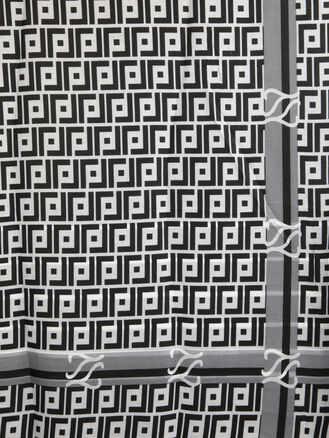 Delfin lehká dámská šála s ornamenty