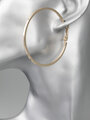 Fashion jewelry  zlaté  kruhové náušnice