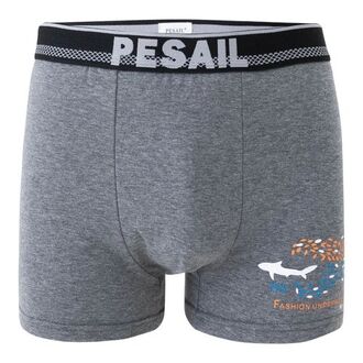 Pánské boxerky značka PESAIL potisk žralok 4 ks v balení