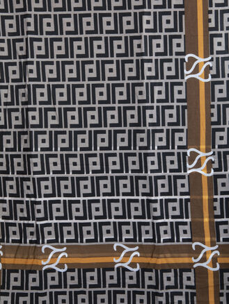 Delfin lehká dámská šála s ornamenty