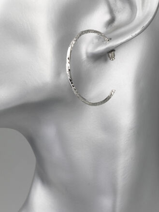 Fashion Jewelry kruhové náušnice s rytým vzorem