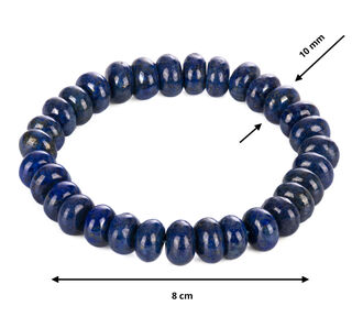 Fashion Icon Náramek Lapis lazuli kuličky drobné