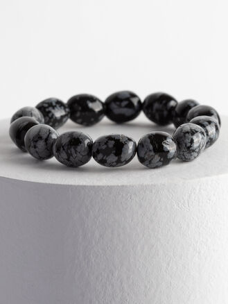 Náramek z obsidianu 