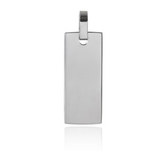 Přívěsek obdélníkový plát se zirkonem a šipkami