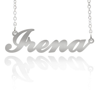Fashion Icon Ocelový přívěsek jméno Irena