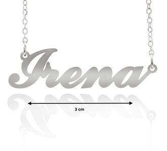 Fashion Icon Ocelový přívěsek jméno Irena