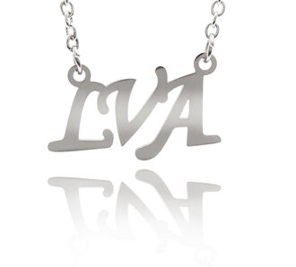 Fashion Icon Ocelový přívěsek jméno Iva