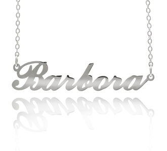 Fashion Icon Ocelový přívěsek jméno Barbora