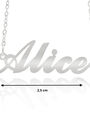 Fashion Icon Ocelový přívěsek jméno Alice
