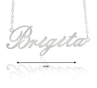 Fashion Icon Ocelový přívěsek jméno Brigita