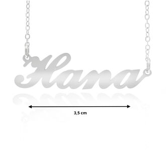 Fashion Icon Ocelový přívěsek jméno Hana