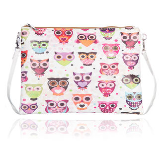 Fashion Icon Psaníčko Multi OWLS sova pouzdro na tablet