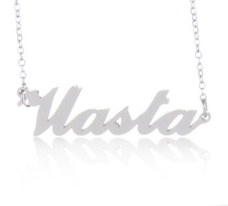 Fashion Icon Ocelový přívěsek jméno Vlasta