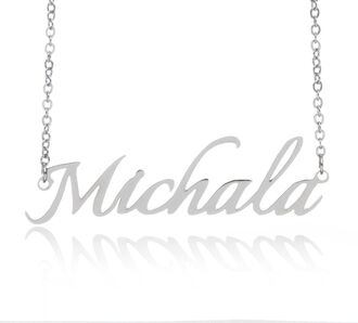 Fashion Icon Ocelový přívěsek jméno Michala