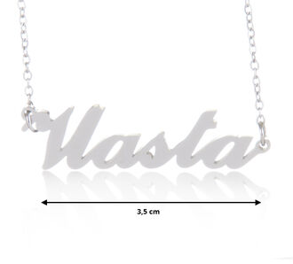 Fashion Icon Ocelový přívěsek jméno Vlasta