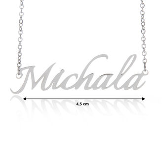 Fashion Icon Ocelový přívěsek jméno Michala