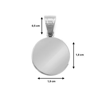 Fashion Icon Ocelový přívěsek A s krystalky