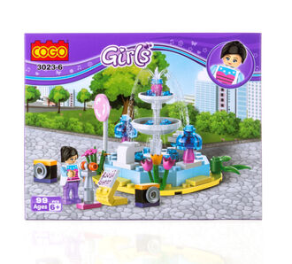 COGO Girls Stavebnice Fontána - 99 ks