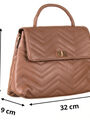 Sara Moda Dámská moderní crossbody kabelka prošívaná