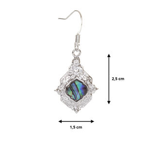 Fashion Icon náušnice z Paua mušle Ornament