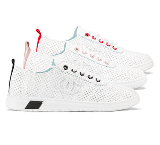 Sport Fashion dámské bílé tenisky z umělé kůže OC