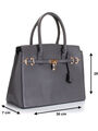 Jessica Bags elegantní dámská kabelka se zlatým zámkem