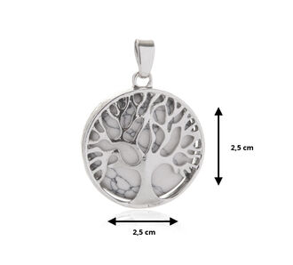 Přívěsek strom života s minerálem MAGNEZIT