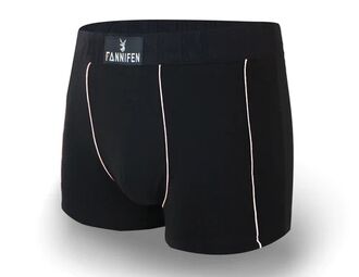 Pánské boxerky s ozdobnou paspulkou 4ks v balení