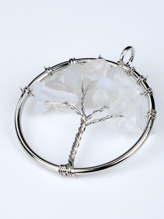 OPALIT magický kulatý amulet Strom života