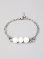 Fashion Jewelry náramek s bílými korálky