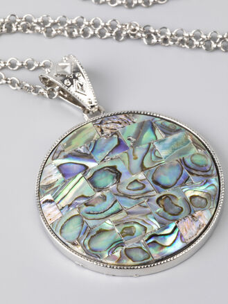 Přívěsek kolečko z paua perleti