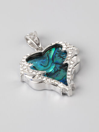 Přívěsek srdce z paua perleti