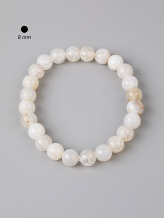 Náramek křišťál s turmalínem