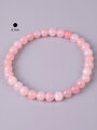 Krásný náramek z malých korálků světle růžového jadeitu