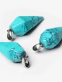 Exkluzivní amulet ve tvaru masivního kyvadla z tyrkenitu