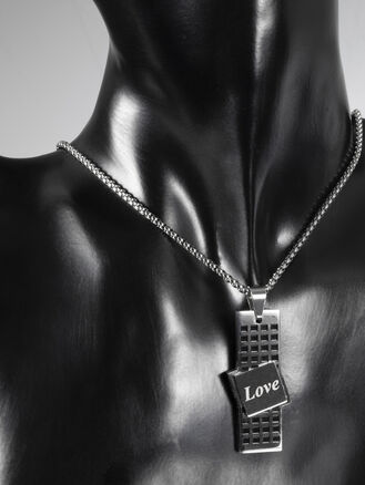 Přívěsek láska z chirurgické oceli