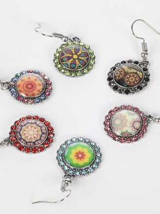 Fashion jewelry visací náušnice kolečko