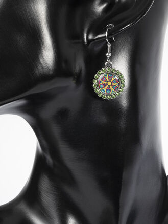 Fashion jewelry visací náušnice kolečko