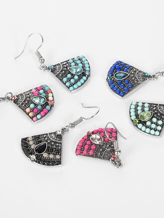 Fashion jewelry visací náušnice s korálky